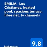 Emilia - Cristianos, Heated Pool, Spacious Terrace, Fibre Net, Tv Channels 아파트 *